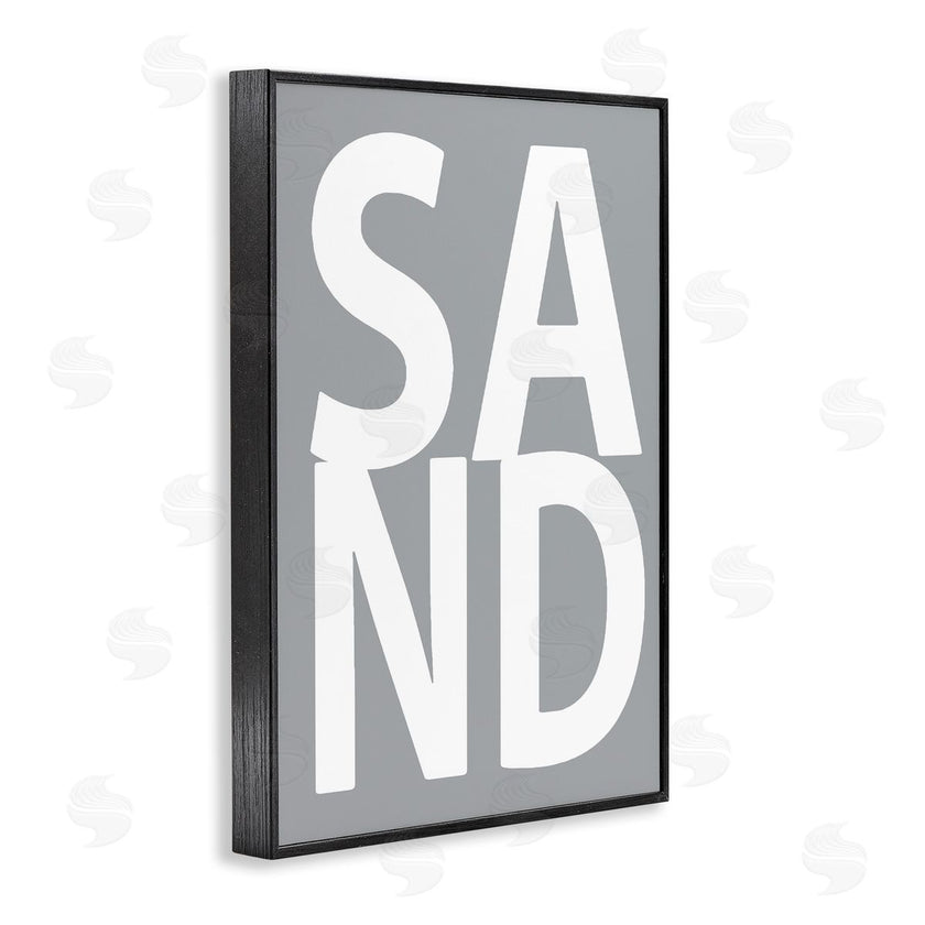 Jamie MacDowell | Sand Word on Grey