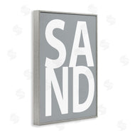 Jamie MacDowell | Sand Word on Grey