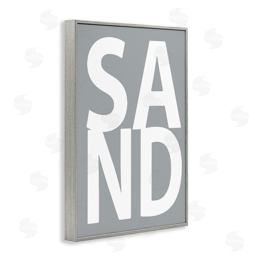 Jamie MacDowell | Sand Word on Grey