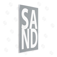 Jamie MacDowell | Sand Word on Grey