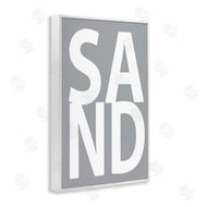 Jamie MacDowell | Sand Word on Grey