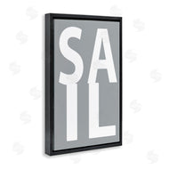Jamie MacDowell | Sail Word on Grey