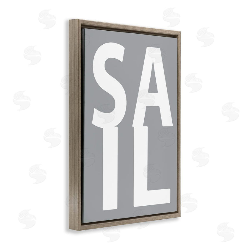 Jamie MacDowell | Sail Word on Grey