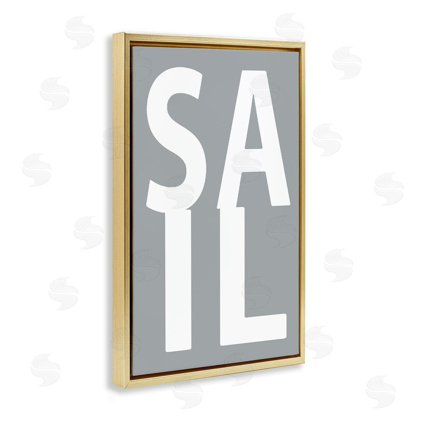 Jamie MacDowell | Sail Word on Grey