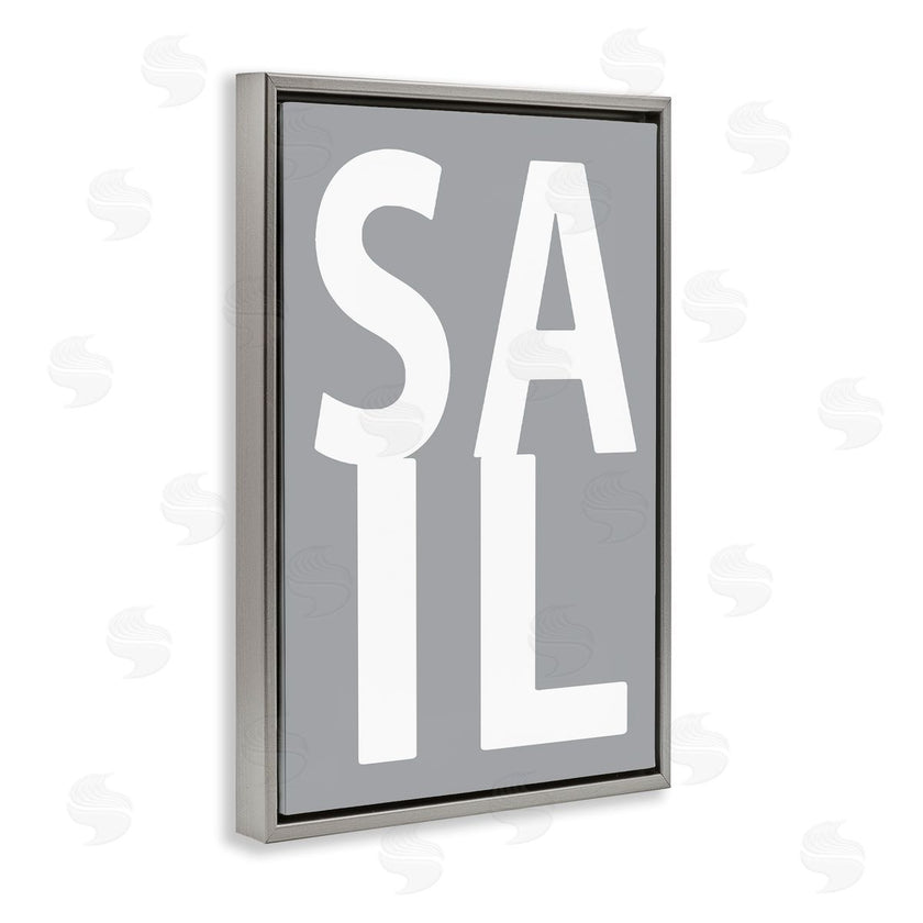 Jamie MacDowell | Sail Word on Grey