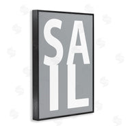 Jamie MacDowell | Sail Word on Grey