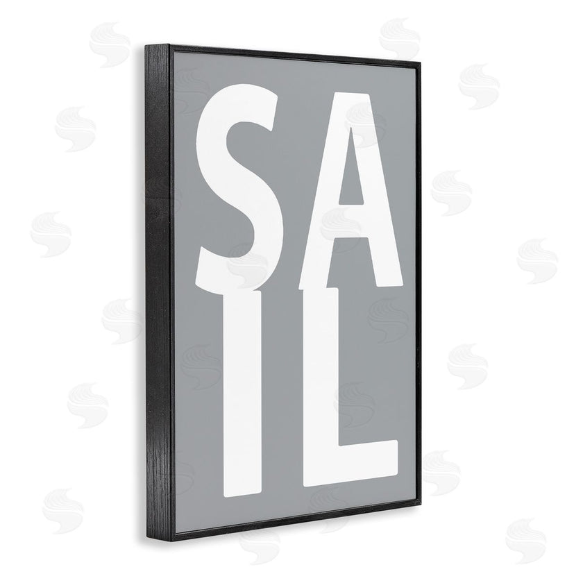 Jamie MacDowell | Sail Word on Grey