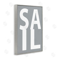 Jamie MacDowell | Sail Word on Grey