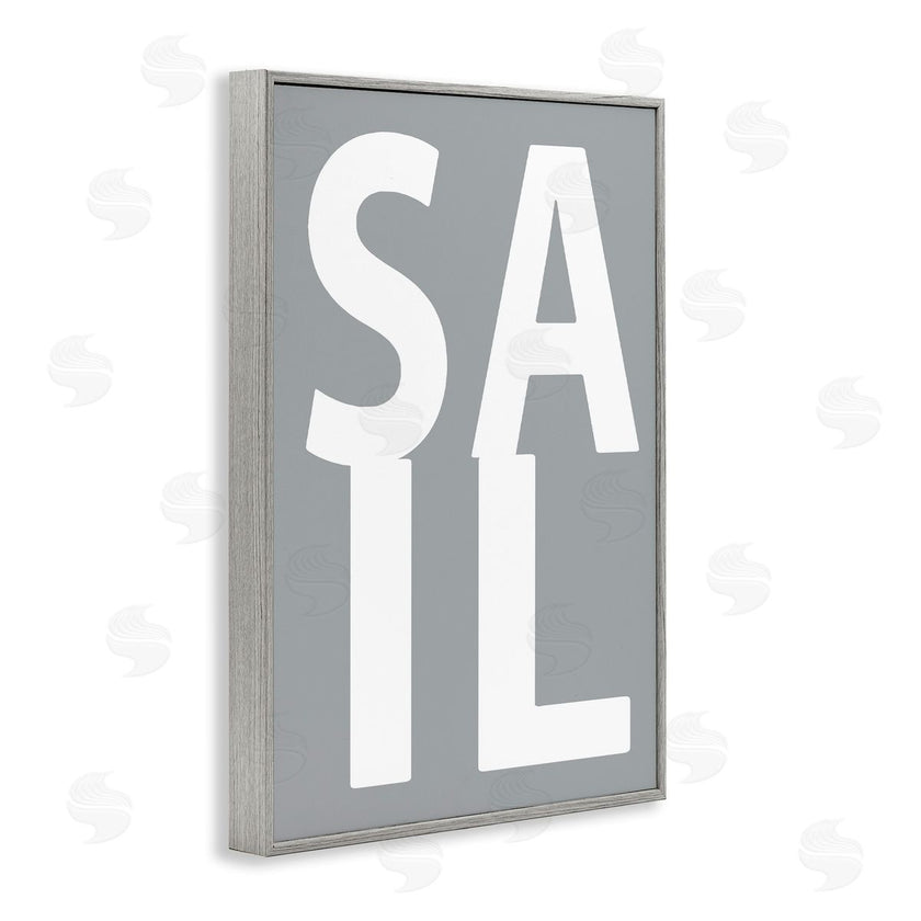 Jamie MacDowell | Sail Word on Grey
