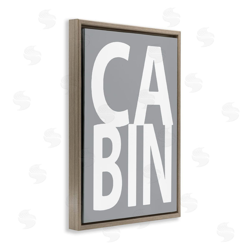 Jamie MacDowell | Cabin Word on Grey