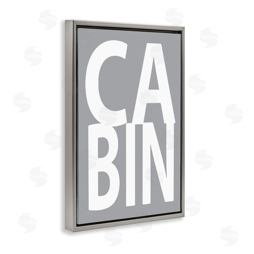 Jamie MacDowell | Cabin Word on Grey