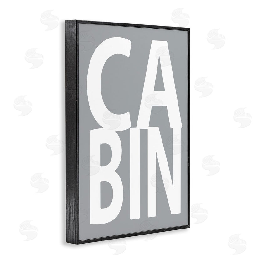 Jamie MacDowell | Cabin Word on Grey