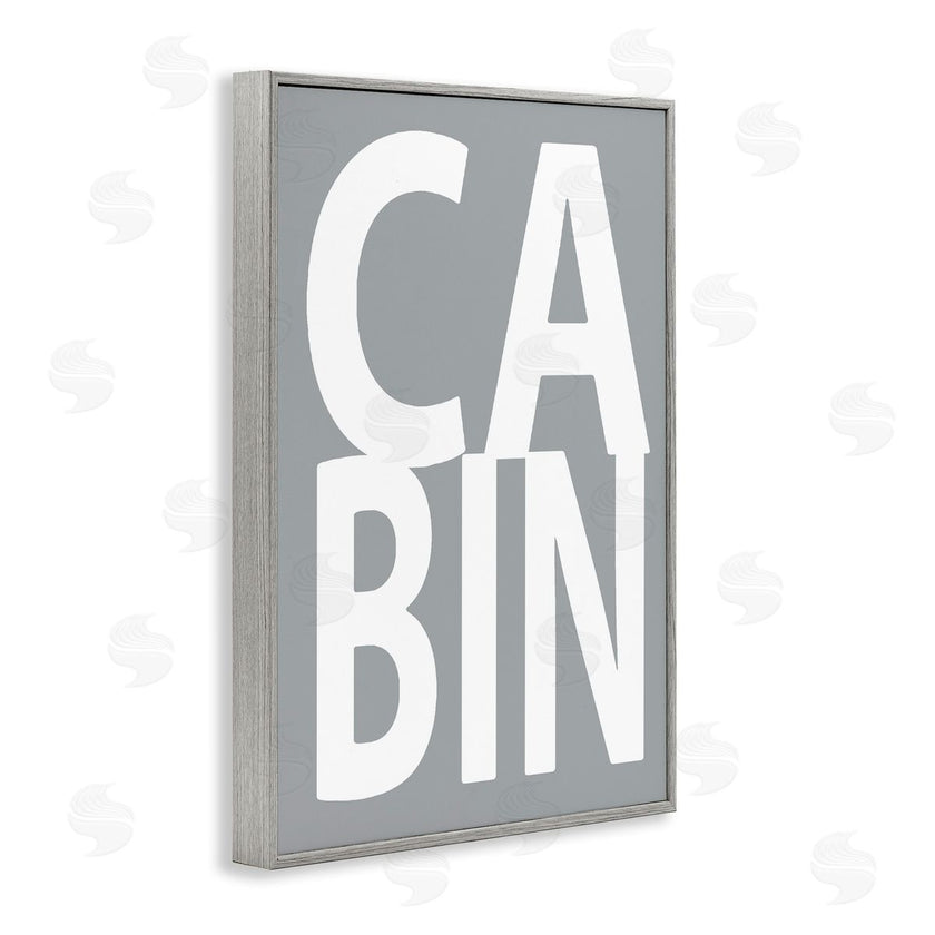 Jamie MacDowell | Cabin Word on Grey