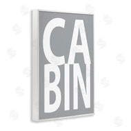 Jamie MacDowell | Cabin Word on Grey