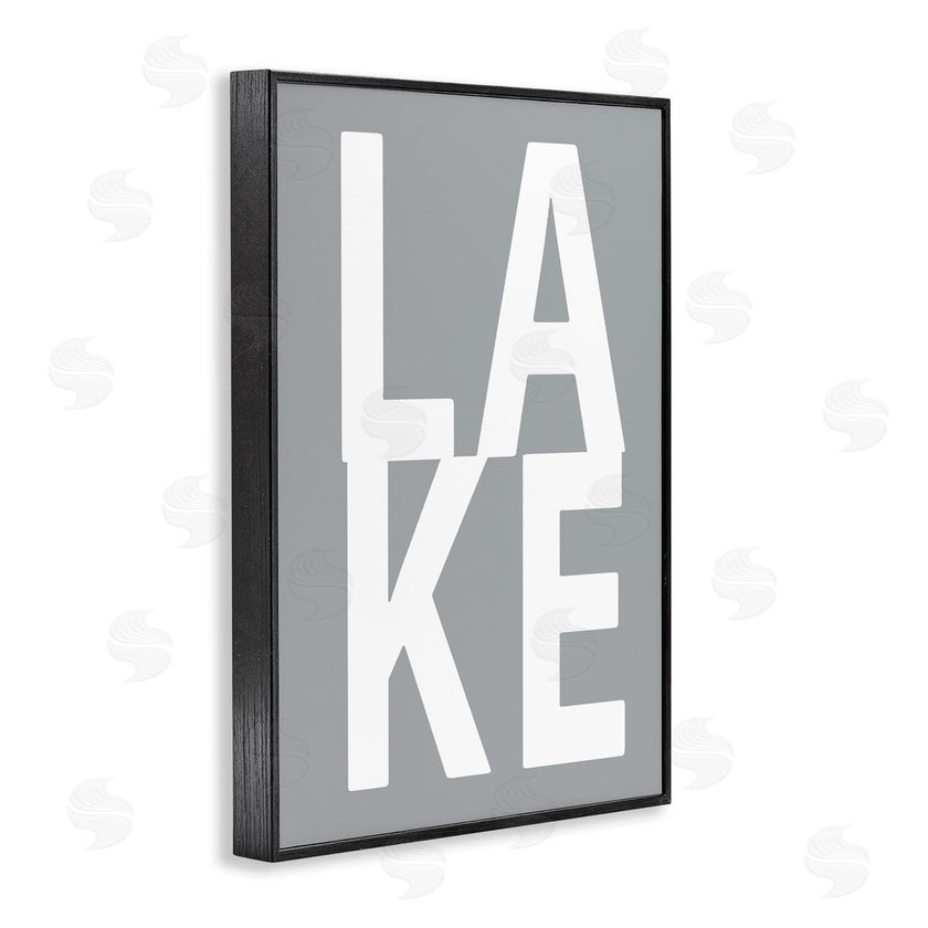 Jamie MacDowell | Lake Word on Grey
