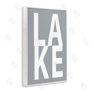 Jamie MacDowell | Lake Word on Grey