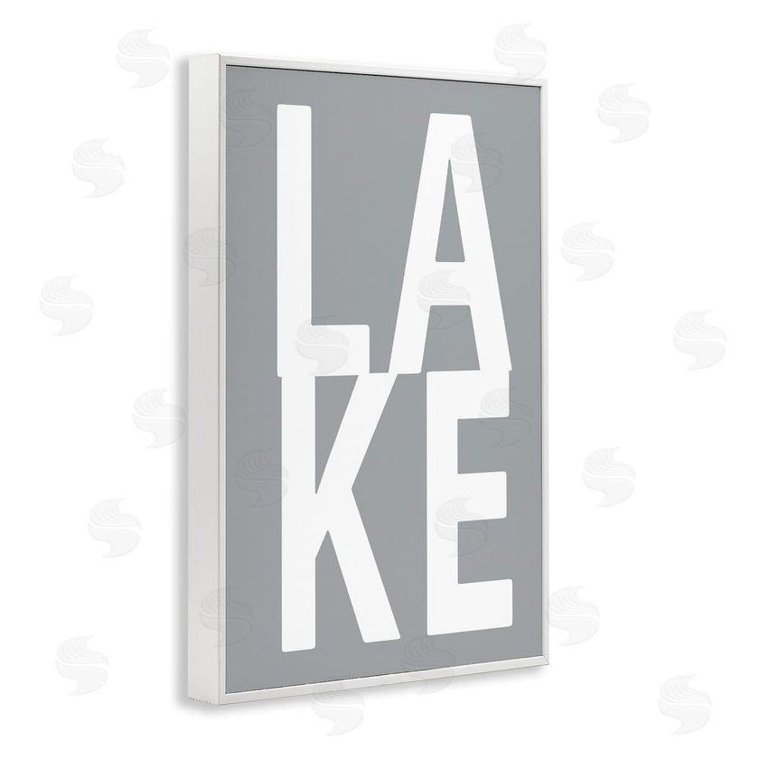 Jamie MacDowell | Lake Word on Grey