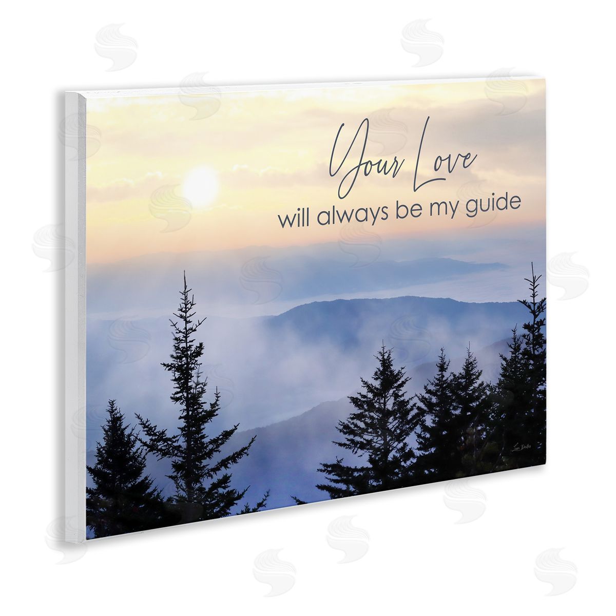 Love Will Be My Guide Wood Plaque Wall Art, Home Decor by Lori Deiter