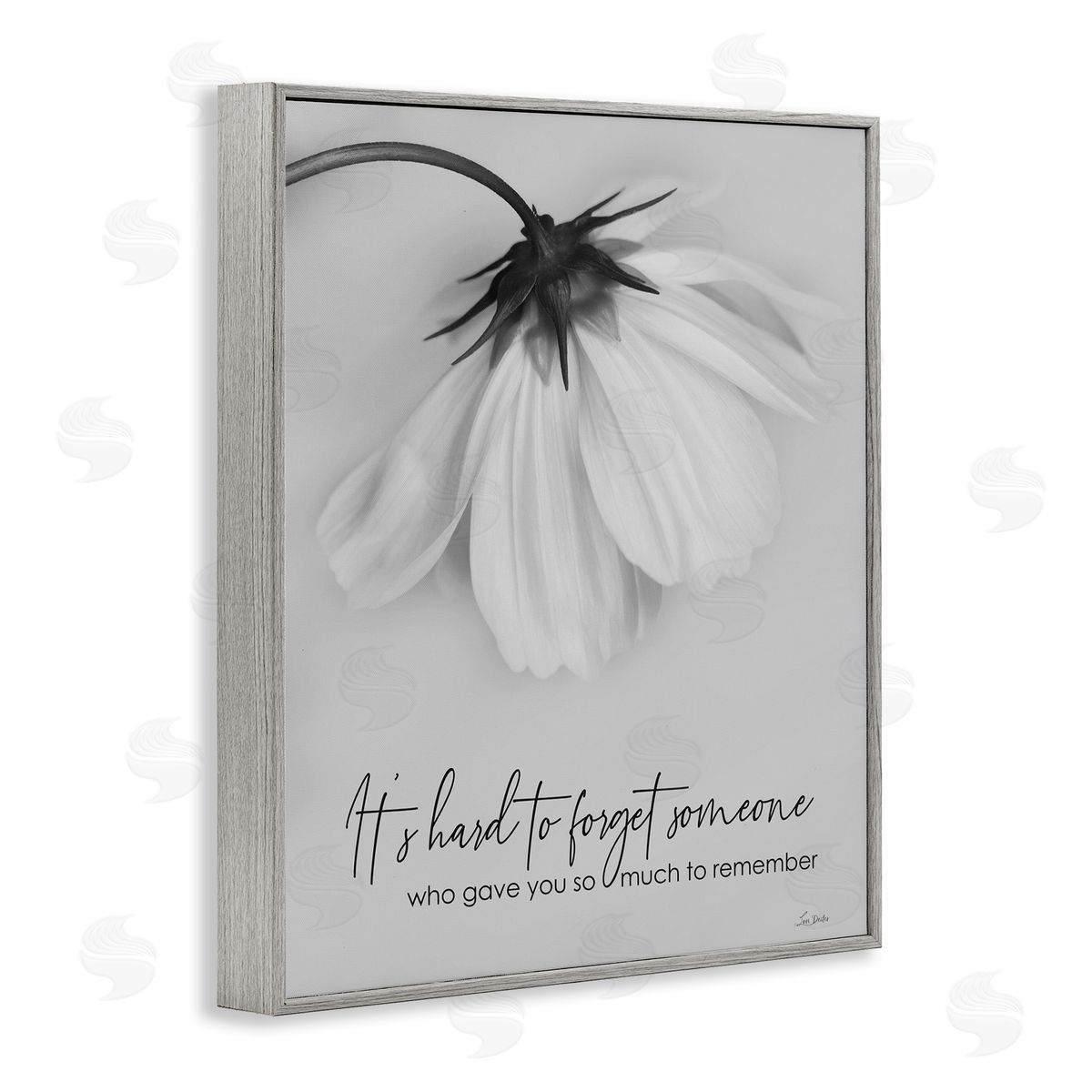 So Much To Remember Grey Frame Print Wall Art, Home Decor by Lori Deiter