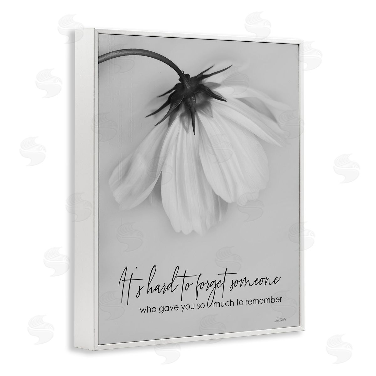 So Much To Remember White Frame Print Wall Art, Home Decor by Lori Deiter