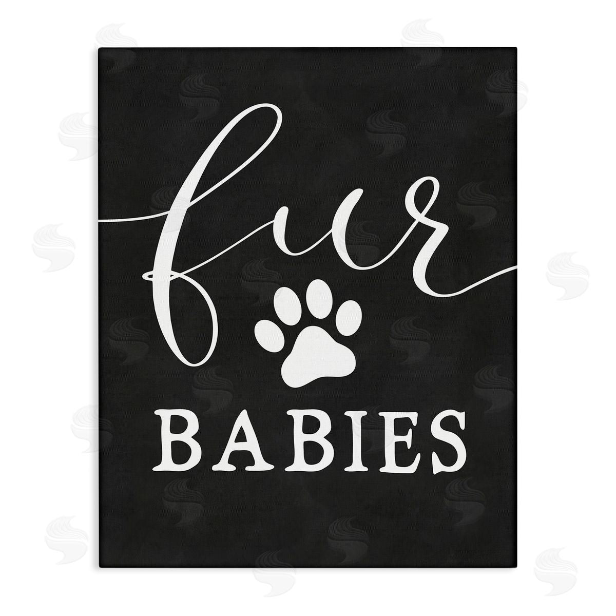 Fur Babies Pet Phrase Canvas Wall Art, Home Decor by Lettered and Lined