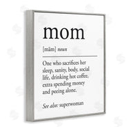 Lettered and Lined | Mom Definition Sentiment