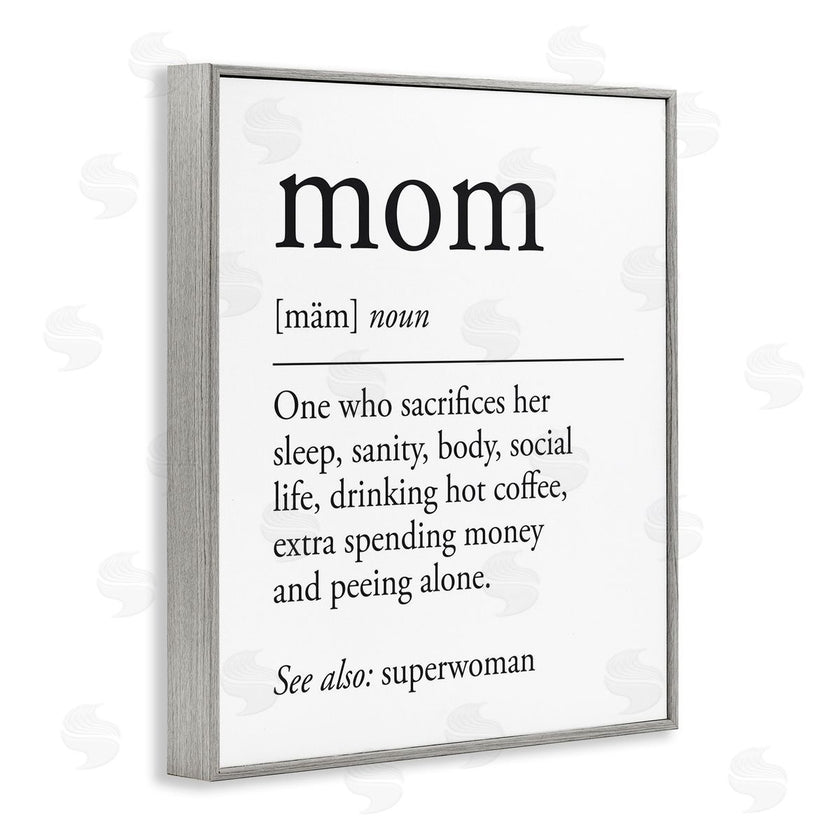 Lettered and Lined | Mom Definition Sentiment