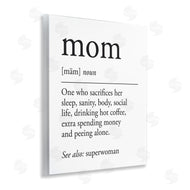 Lettered and Lined | Mom Definition Sentiment