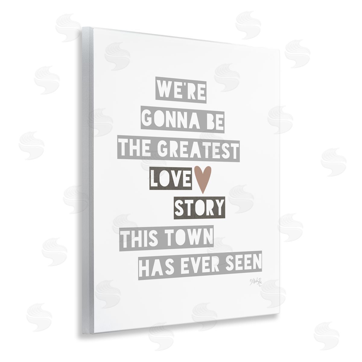 Greatest Love Story Wood Plaque Wall Art, Home Decor by Marla Rae