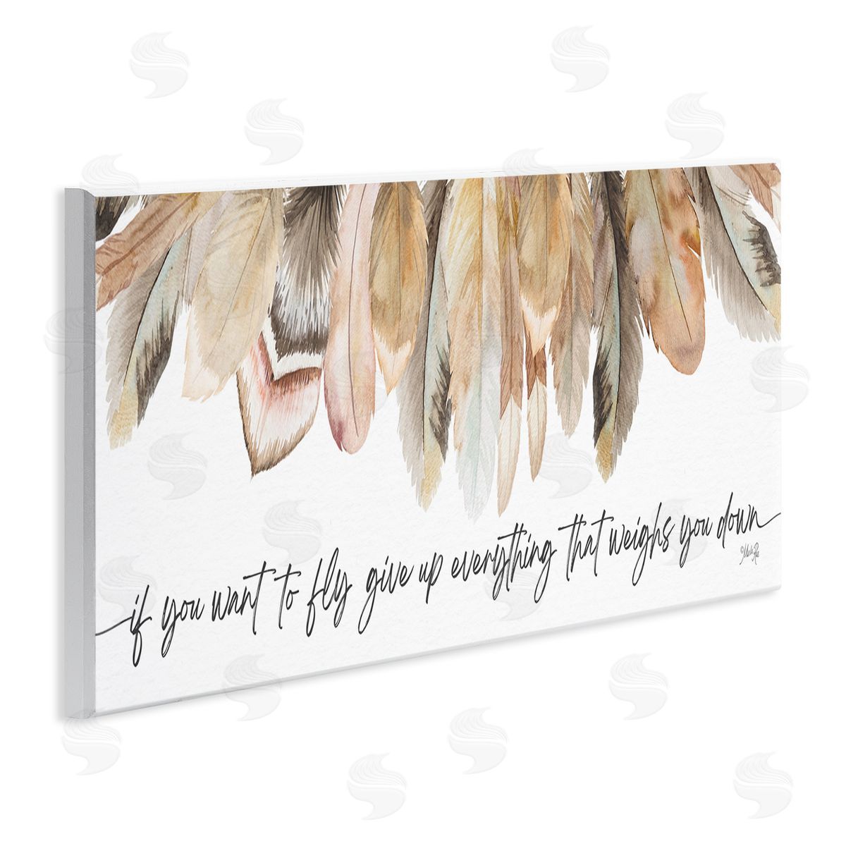 If You Want To Fly Wood Plaque Wall Art, Home Decor by Marla Rae