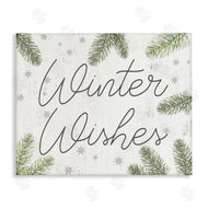 Stupell Studio | Winter Wishes with Sprigs
