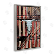 Gail Peck | Patriotic Cow Skull