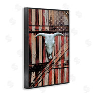 Gail Peck | Patriotic Cow Skull