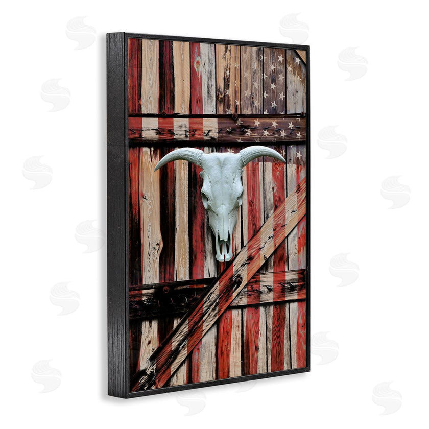Gail Peck | Patriotic Cow Skull
