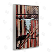 Gail Peck | Patriotic Cow Skull