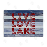 Sd Graphics Studio | Live Love Lake Striped