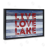 Sd Graphics Studio | Live Love Lake Striped