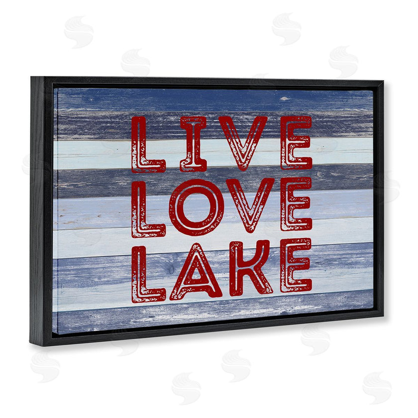 Sd Graphics Studio | Live Love Lake Striped