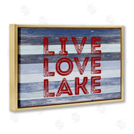 Sd Graphics Studio | Live Love Lake Striped