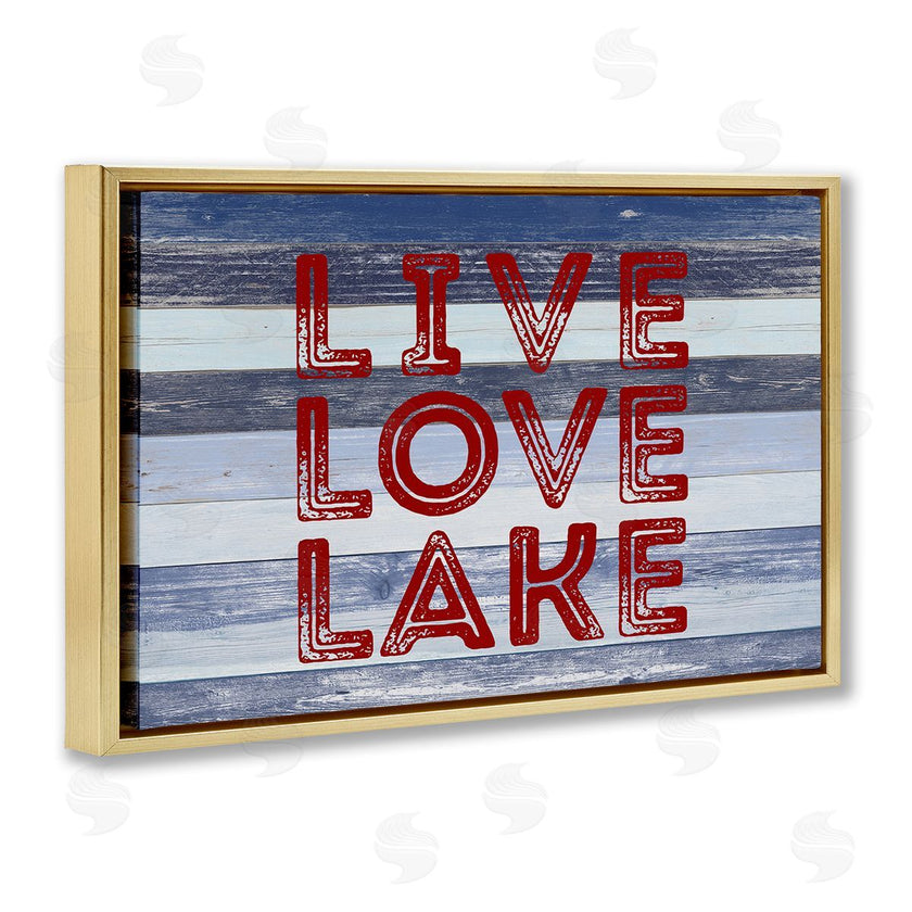 Sd Graphics Studio | Live Love Lake Striped