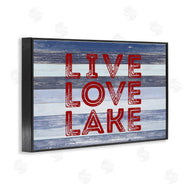 Sd Graphics Studio | Live Love Lake Striped