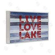 Sd Graphics Studio | Live Love Lake Striped