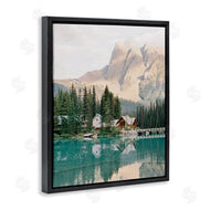 Justine Milton | Lakeside Cabin Landscape