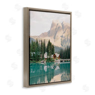 Justine Milton | Lakeside Cabin Landscape