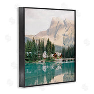 Justine Milton | Lakeside Cabin Landscape