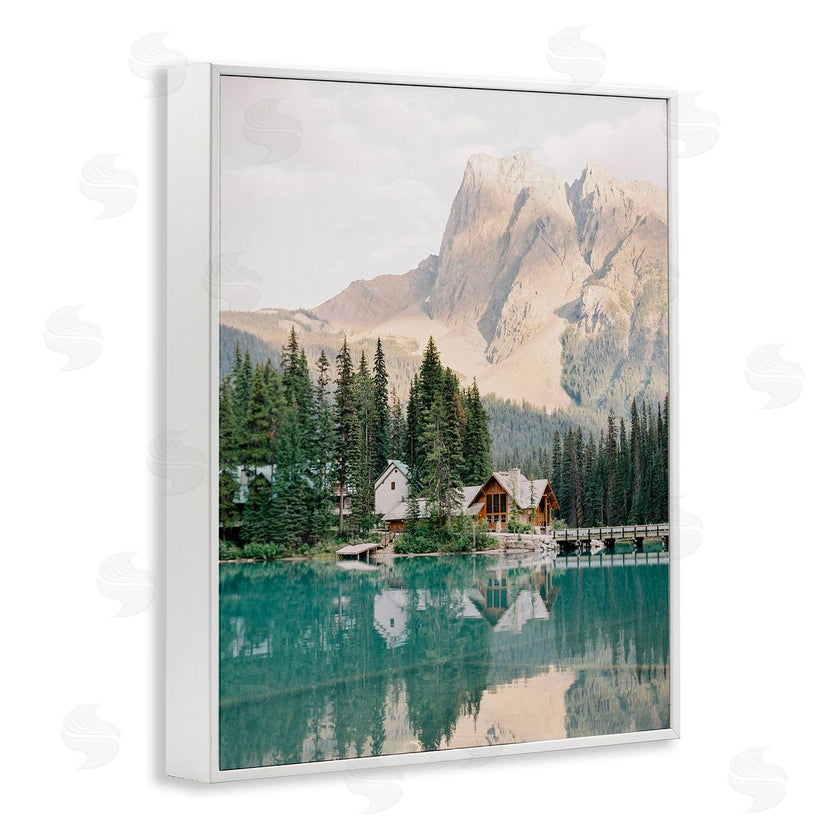 Justine Milton | Lakeside Cabin Landscape