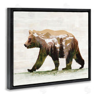 Amber Sterling | Woodland Pattern Bear