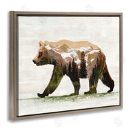 Amber Sterling | Woodland Pattern Bear