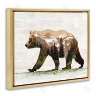 Amber Sterling | Woodland Pattern Bear