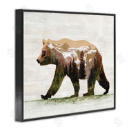 Amber Sterling | Woodland Pattern Bear